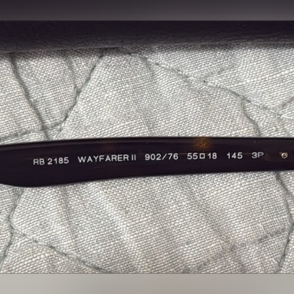 Ray-Ban Wayfarer II Sunglasses RB2125 GUC - Picture 7 of 8